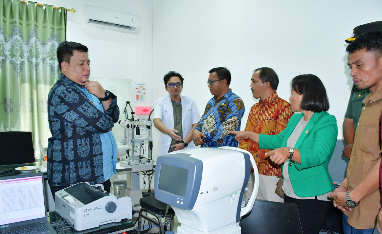 Peresmian Poliklinik Mata, Ketua DPRD Samosir Apresiasi Terobosan Bupati Vandiko Gultom
