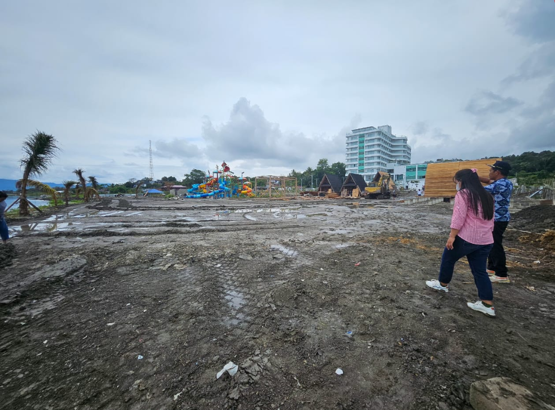 Tinjau Sempadan Danau Toba, DPRD Samosir Minta Reklamasi Pantai di Areal Hotel Labersa Dihentikan